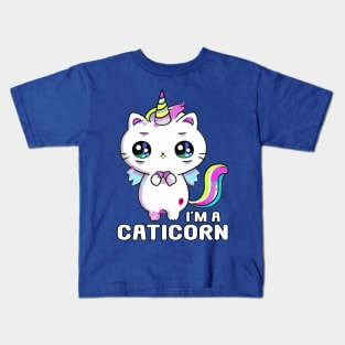 Kawaii I'm a Caticorn Unicorn Cat Kittycorn Kids T-Shirt